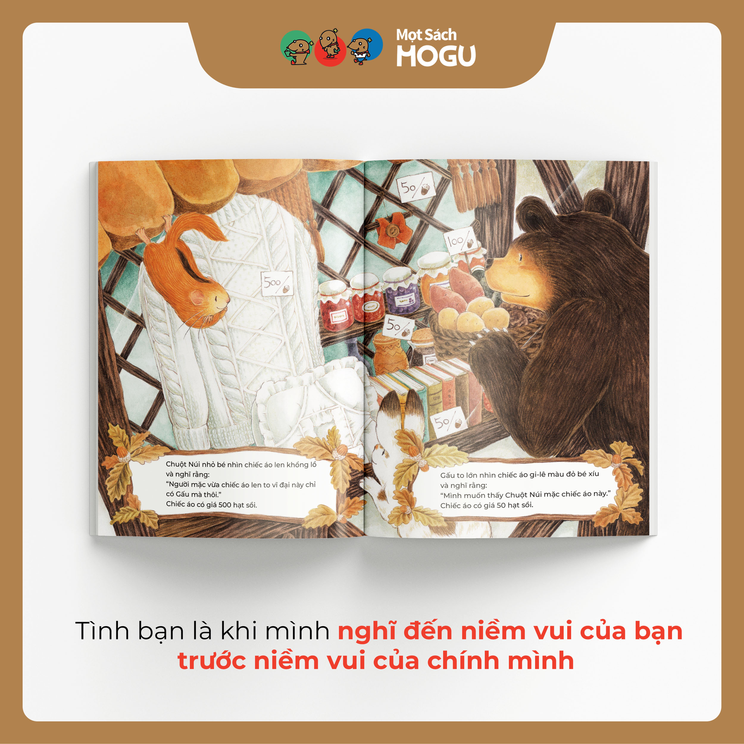 Truyện Ehon bé 3-4-5 tuổi - Cửa tiệm mùa đông