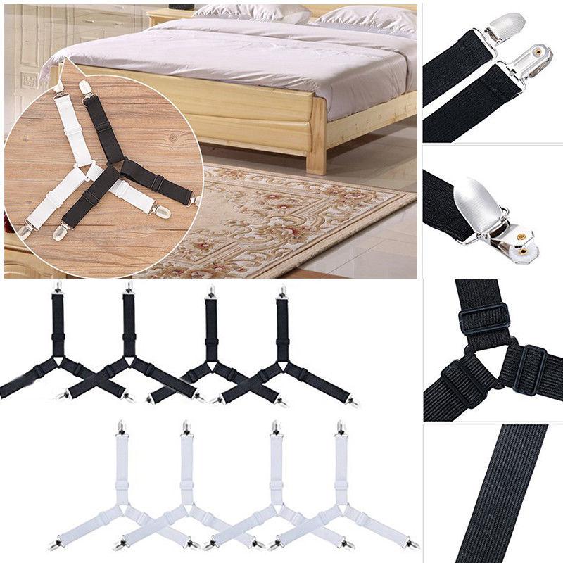 Combo 4 Dây Nẹp 3 Đầu Sắt Cố Định Ga Gường Chằng Góc Nệm , Cố Định Rèm Cửa - PaKaSa