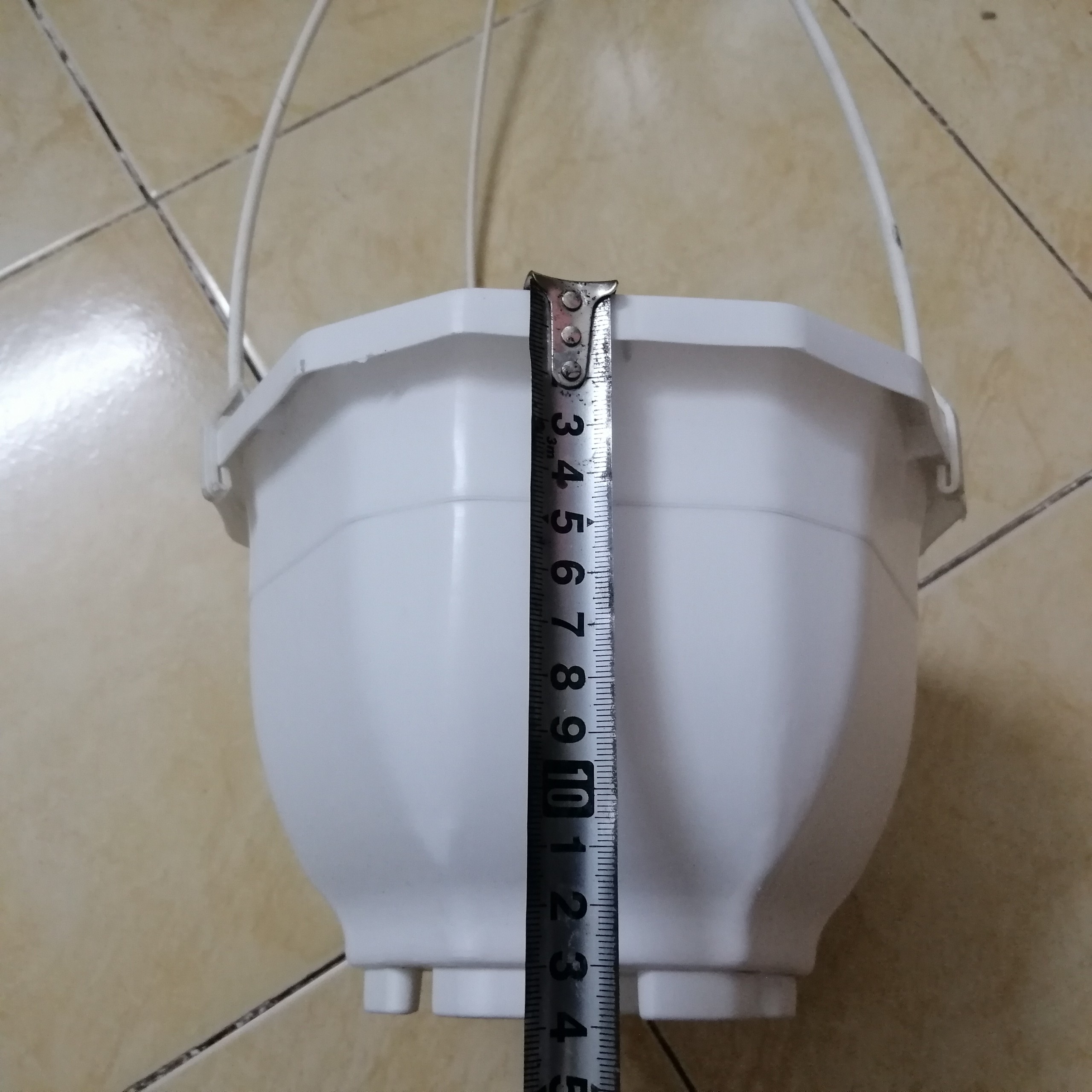 10 CHẬU NHỰA TREO BÁT GIÁC -CÓ MÓC TREO-
