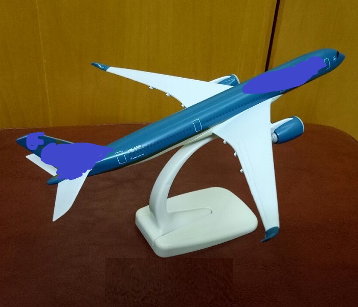 Mô hình máy bay tĩnh A350-900 VN 16cm