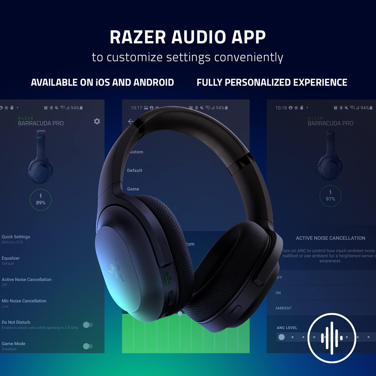 Tai nghe Razer Barracuda Gaming Headset cho Gamers (Hàng chính hãng)_RZ04-03790100-R3M1
