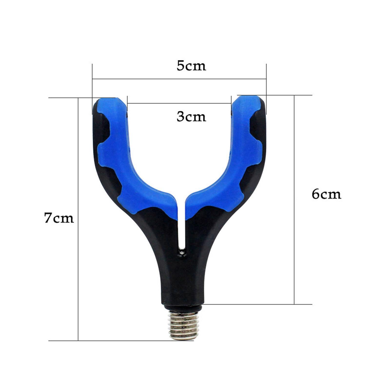 Fishing Rod Rest Fish Pole Bracket Stand, Durable Portable Universal, Fishing Accessories Non Slip U of Shaped Fishing Rod Holder