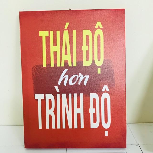 Tranh động lực văn phòng “ thái độ hơn trình độ”