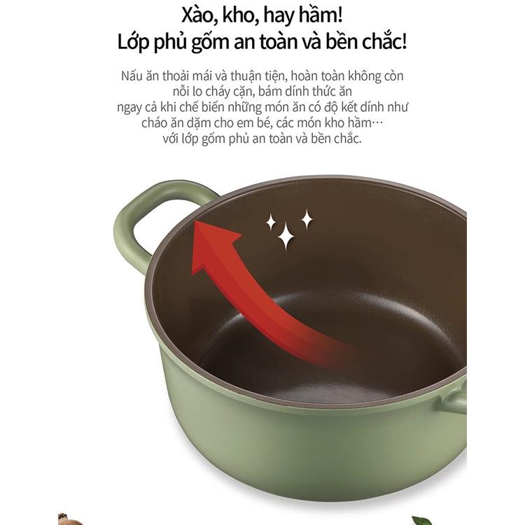 Nồi casserole Ceramic hiệu PN BLRPT-24C - Hàng chính hãng