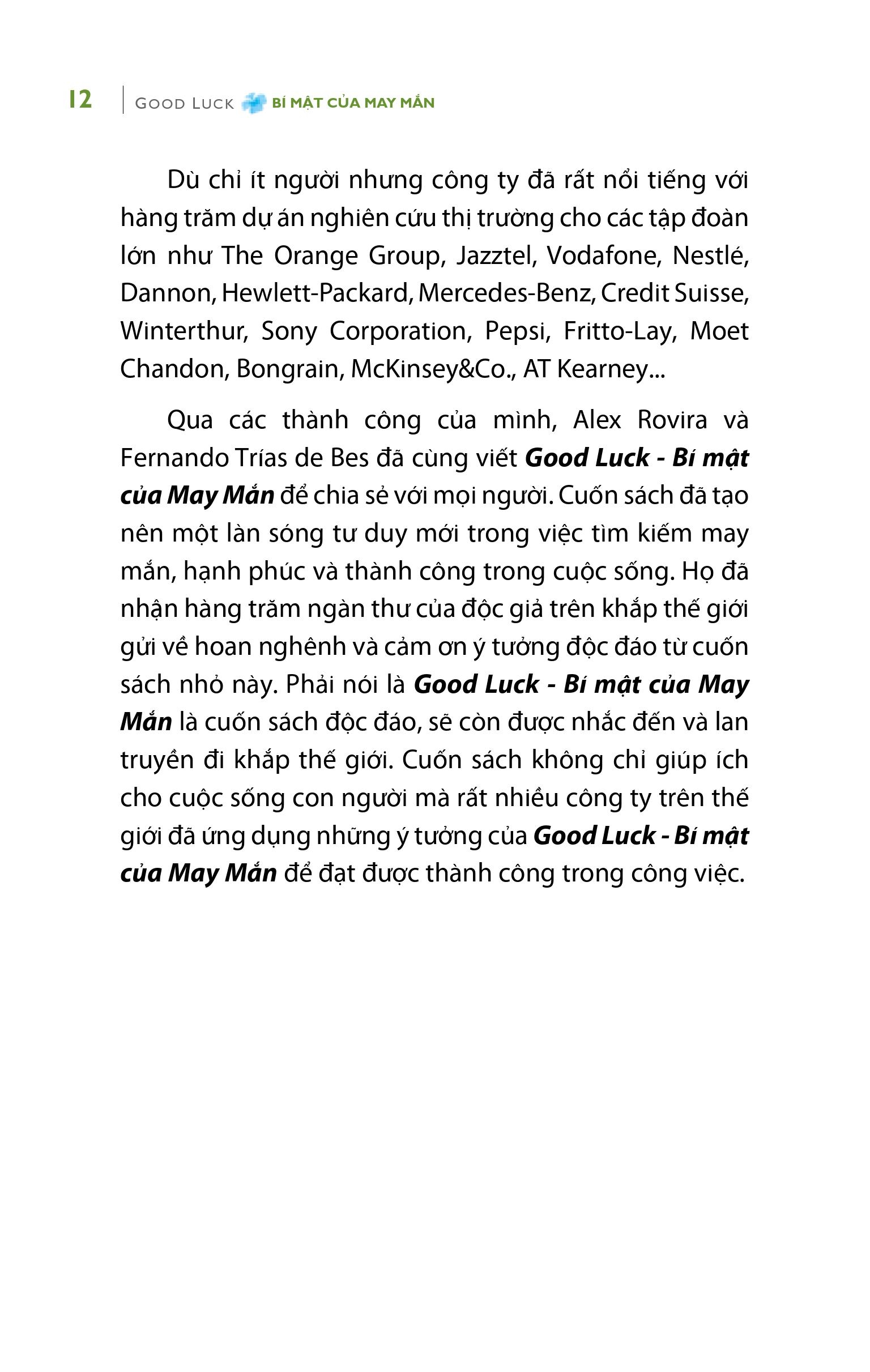 Bí Mật Của May Mắn - Khổ Lớn