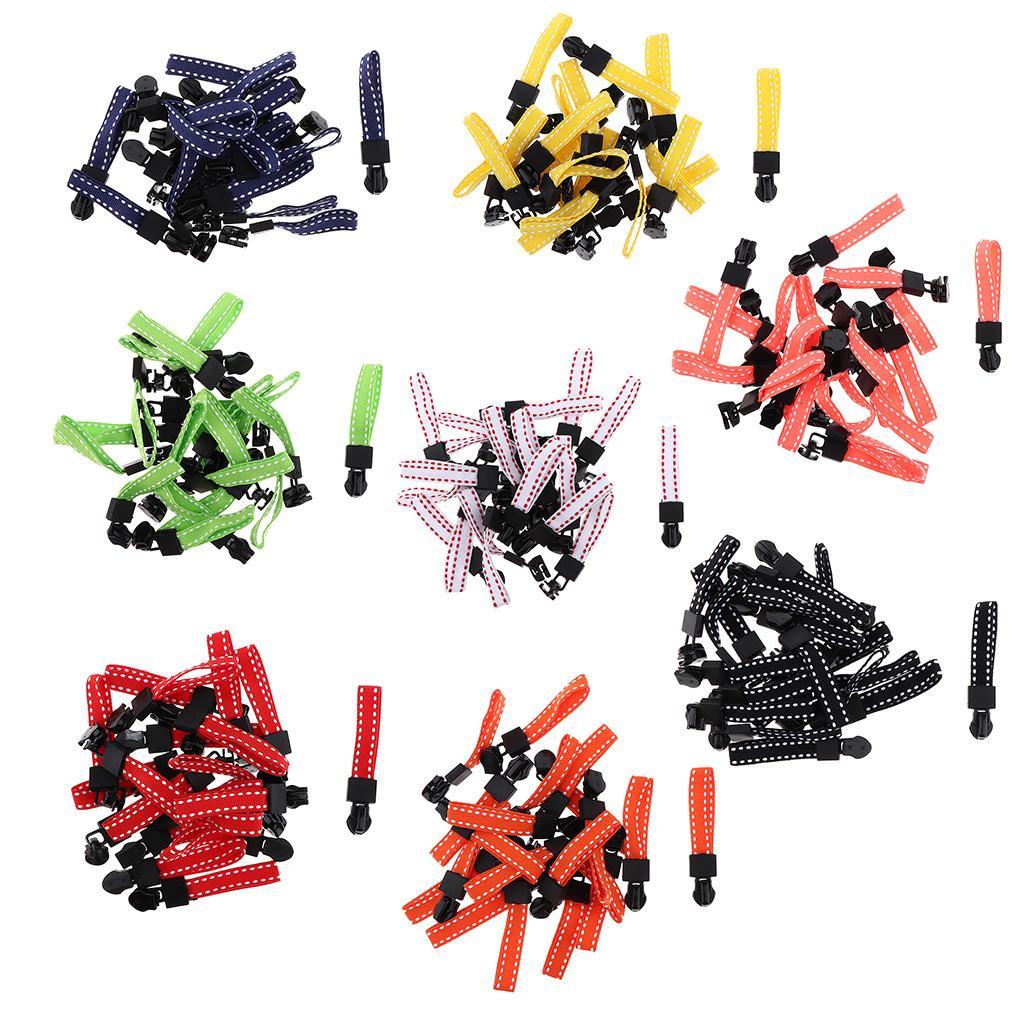 20 Pieces Zipper Repair Kit Zipper Slider with Cord Zip Puller Head Replacement