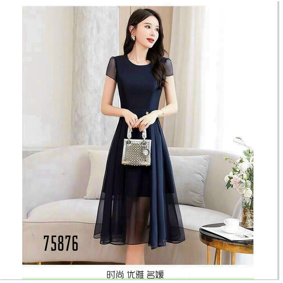 ĐẦM VOAN CHIFFON,CHẤT LIỆU VÃI THOÁNG MÁT,THIẾT KẾ HỌA TIẾT TRƠN NHƯNG KHÔNG KÉM PHẦN SANG TRỌNG THỜI TRANG KME.STORE