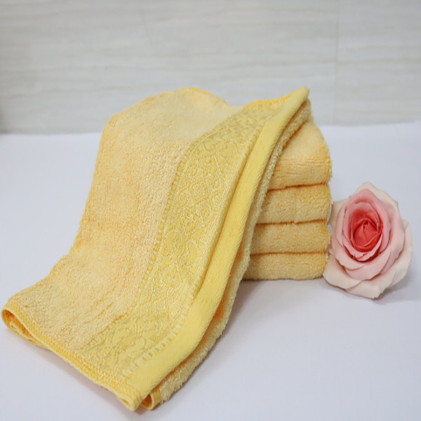 Combo 3 khăn sợi tre Nam Phong - 30x50 cm - màu vàng