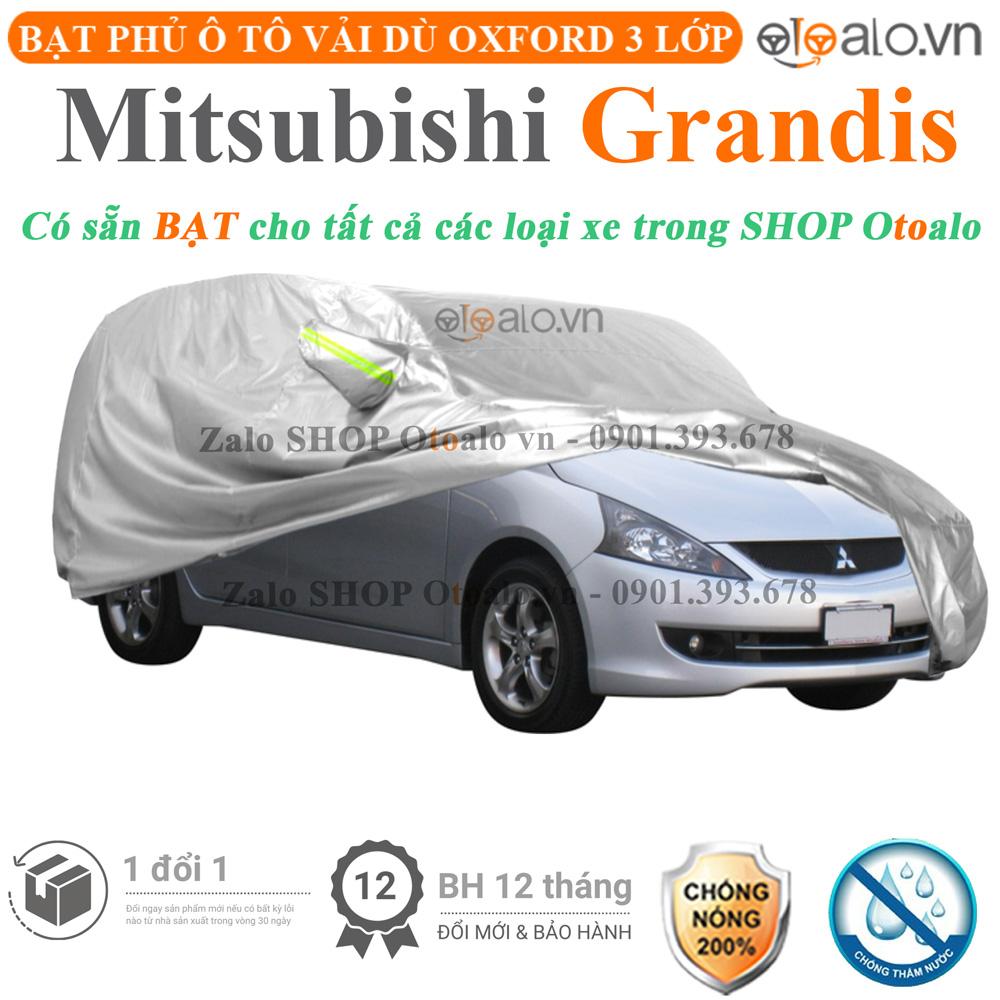 Hình ảnh Bạt che phủ xe ô tô Mitsubishi Grandis vải dù 3 lớp CAO CẤP BPXOT - OTOALO