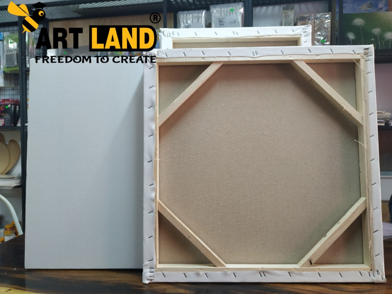 [ARTLAND]- Khung Canvas/Khung Toan Vẽ Tranh Size To (40x40,40x60, 50x70, 60x80)