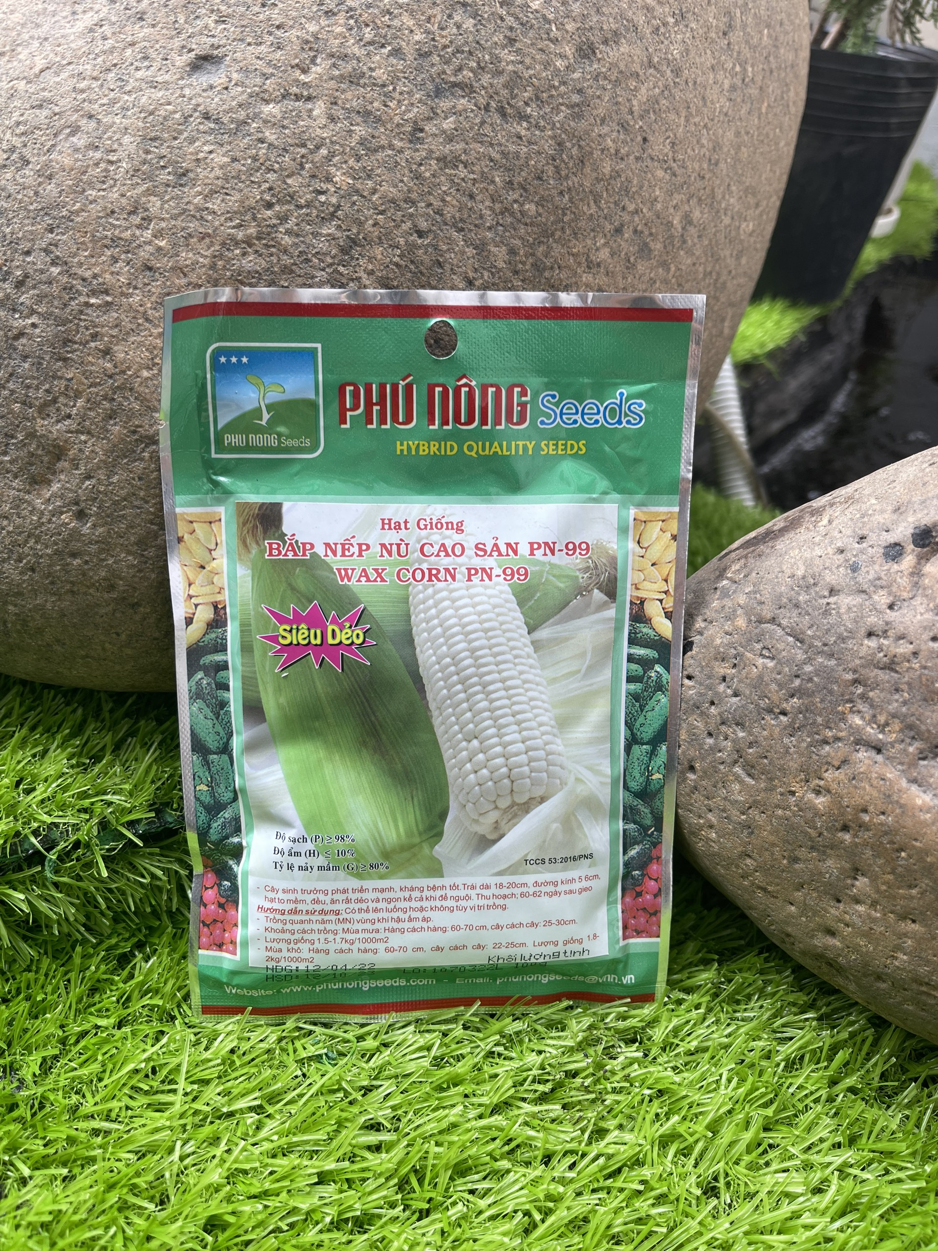 Hạt bắp nếp nù PN 99 Phú Nông gói 100 gr tỷ lệ nẩy mầm cao