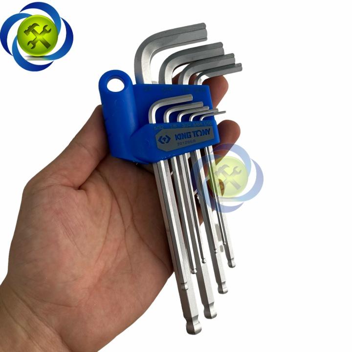 Bộ lục giác đầu bi hệ inch Kingtony 20129SR 9 cây