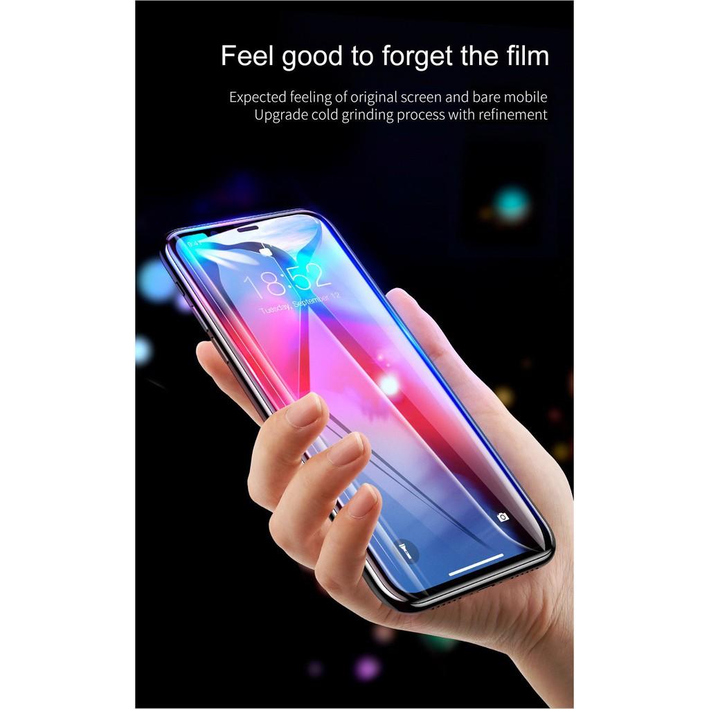 Kính cường lực cho IP XR 0.3 mm 5 lớp 4D kín màn Rigid-edge hàng chính hãng Baseus