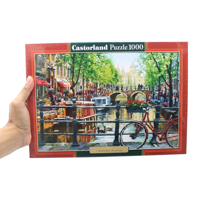 Xếp hình puzzle Amsterdam Landscape 1000 mảnh Castroland C103133