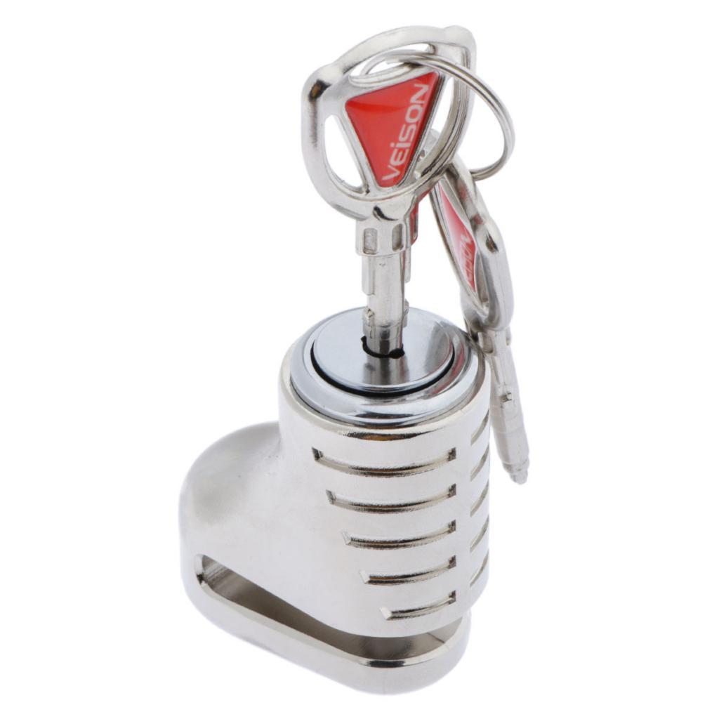 Zinc Alloy Waterproof Motorcycle Antitheft Wheel Disc Brake Lock
