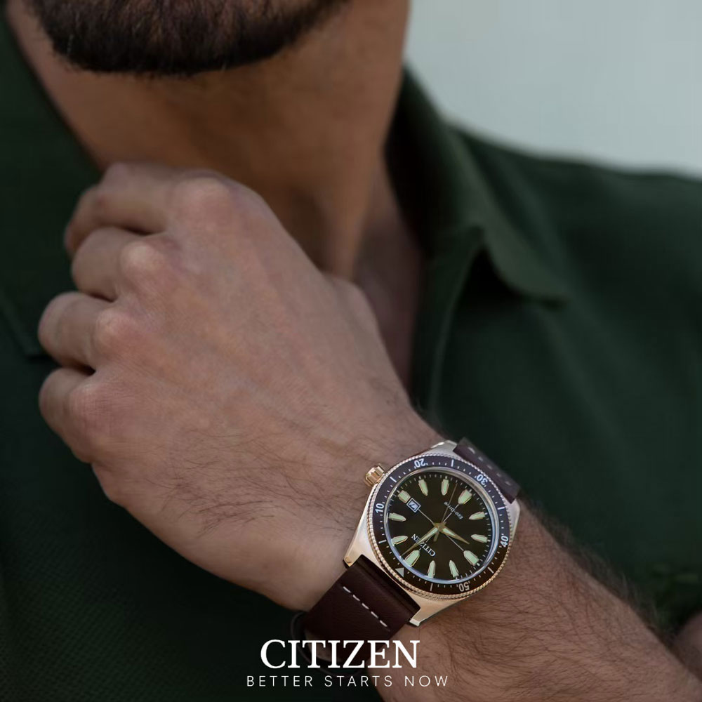 Đồng Hồ Nam Citizen Dây Da AW1593-06X - Mặt