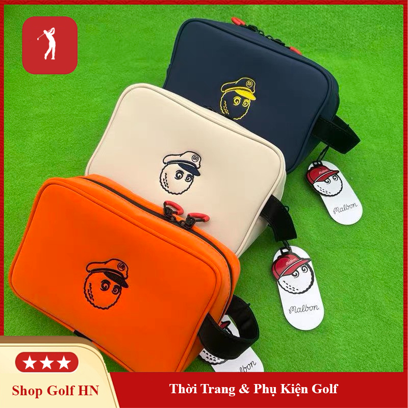 Túi cầm tay Golf Malbon thiết kế 2 ngăn nhỏ gọn tiện lợi TC022