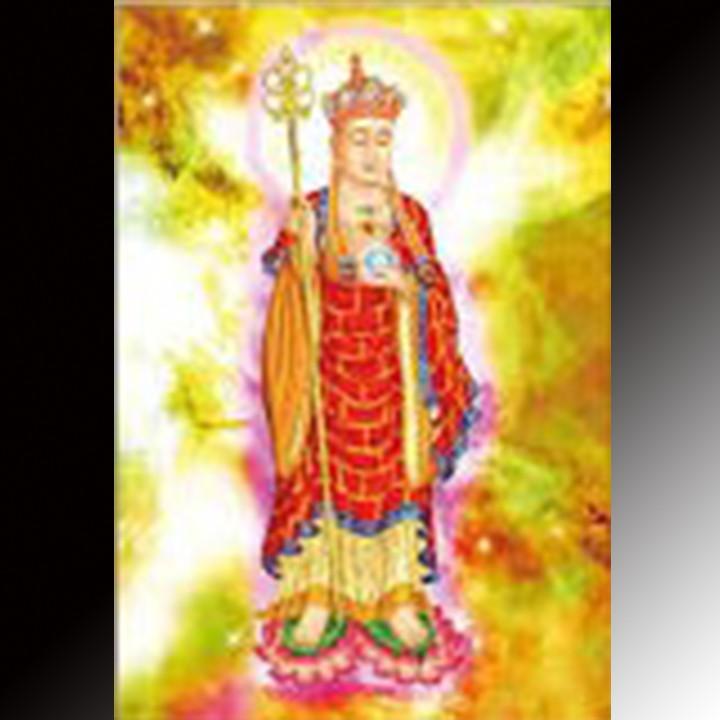 Tranh thêu Địa Tạng Vương Bồ Tát A1063 - kích thước: 63 * 86cm.
