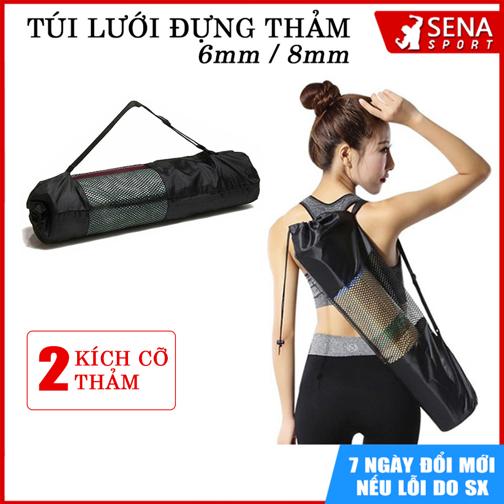 Túi lưới đựng thảm có dây đeo