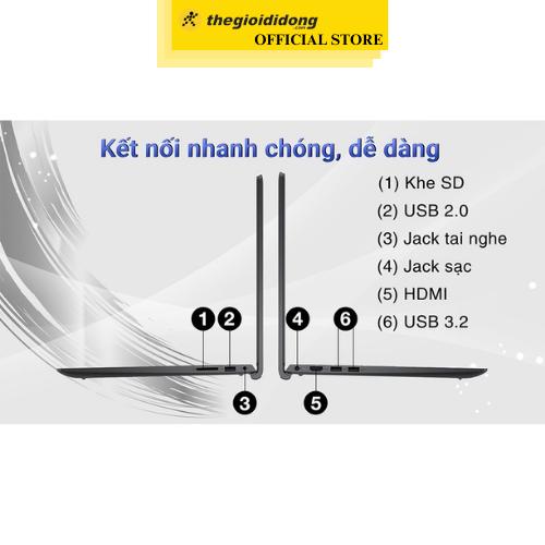 Laptop Dell Inspiron 15 3520 i5 1235U/8GB/512GB/120Hz/OfficeHS/Win11 (i5U085W11BLU) - Hàng Chính Hãng