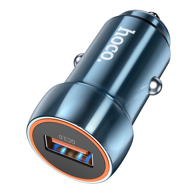 Tẩu sạc nhanh hoco 20w trên ô tô Z46, 1 cổng USB PD20W QC3.0