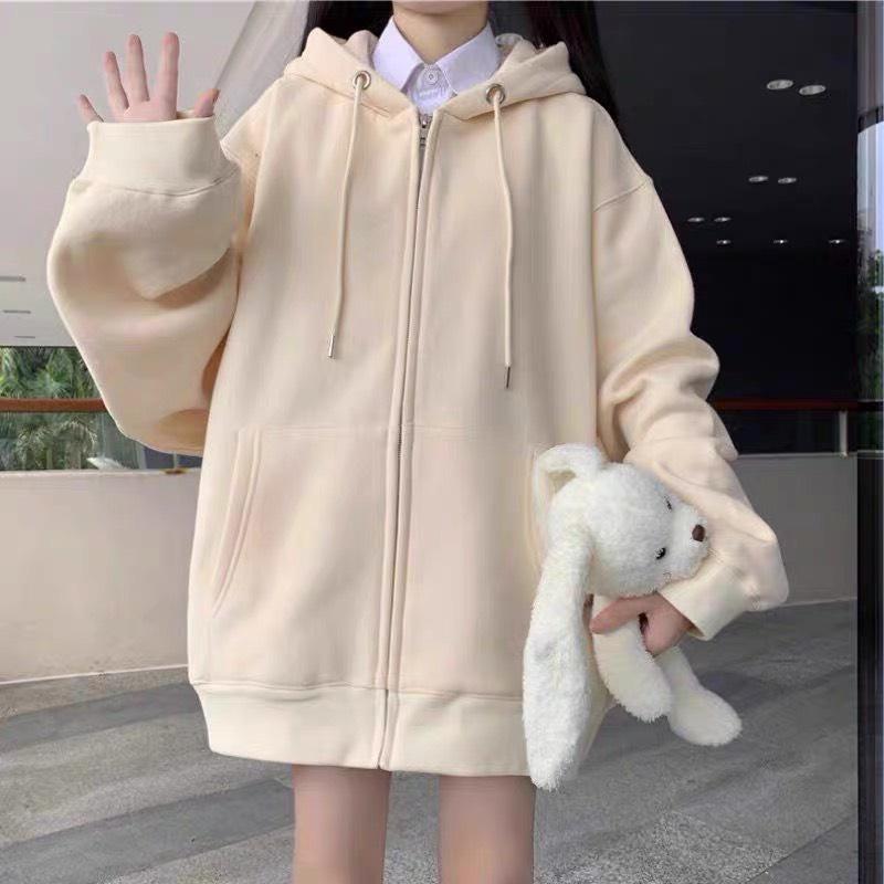 Áo KHOÁC Hoodie TRƠN 4 Màu Nam Nữ Ulzzang Unisex 1hitshop