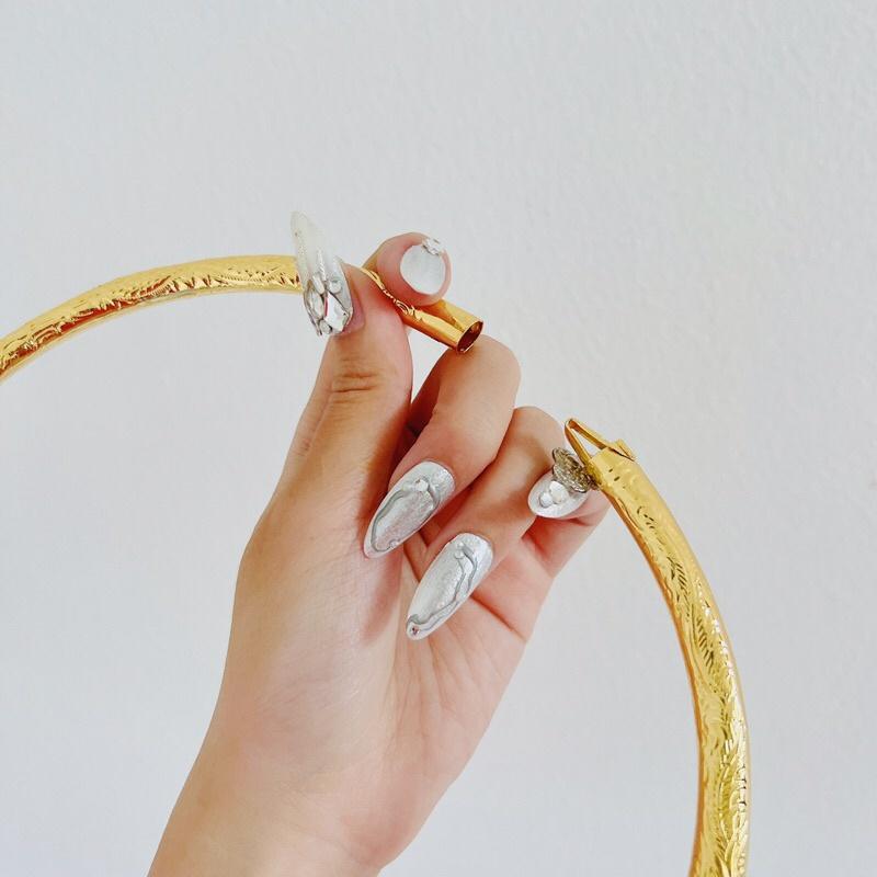 Bộ kiềng cưới cô dâu mạ vàng siêu đẹp
