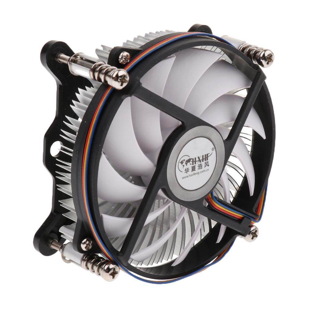 4 Pins Computer CPU Cooling PWM Fans Case Quiet  Black