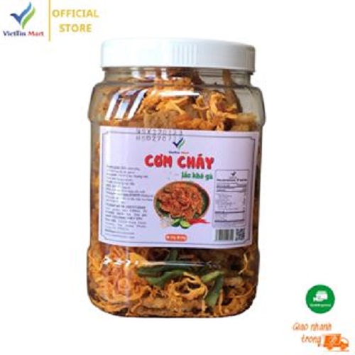 500G CƠM CHÁY LẮC KHÔ GÀ (đóng hũ) VIETTIN MART