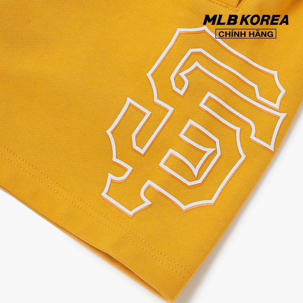 MLB - Quần shorts lưng thun Basic Big Logo 3ASPB0223
