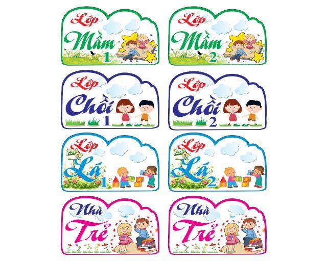 Decal mầm non_25 x 15cm_DECAL VIP