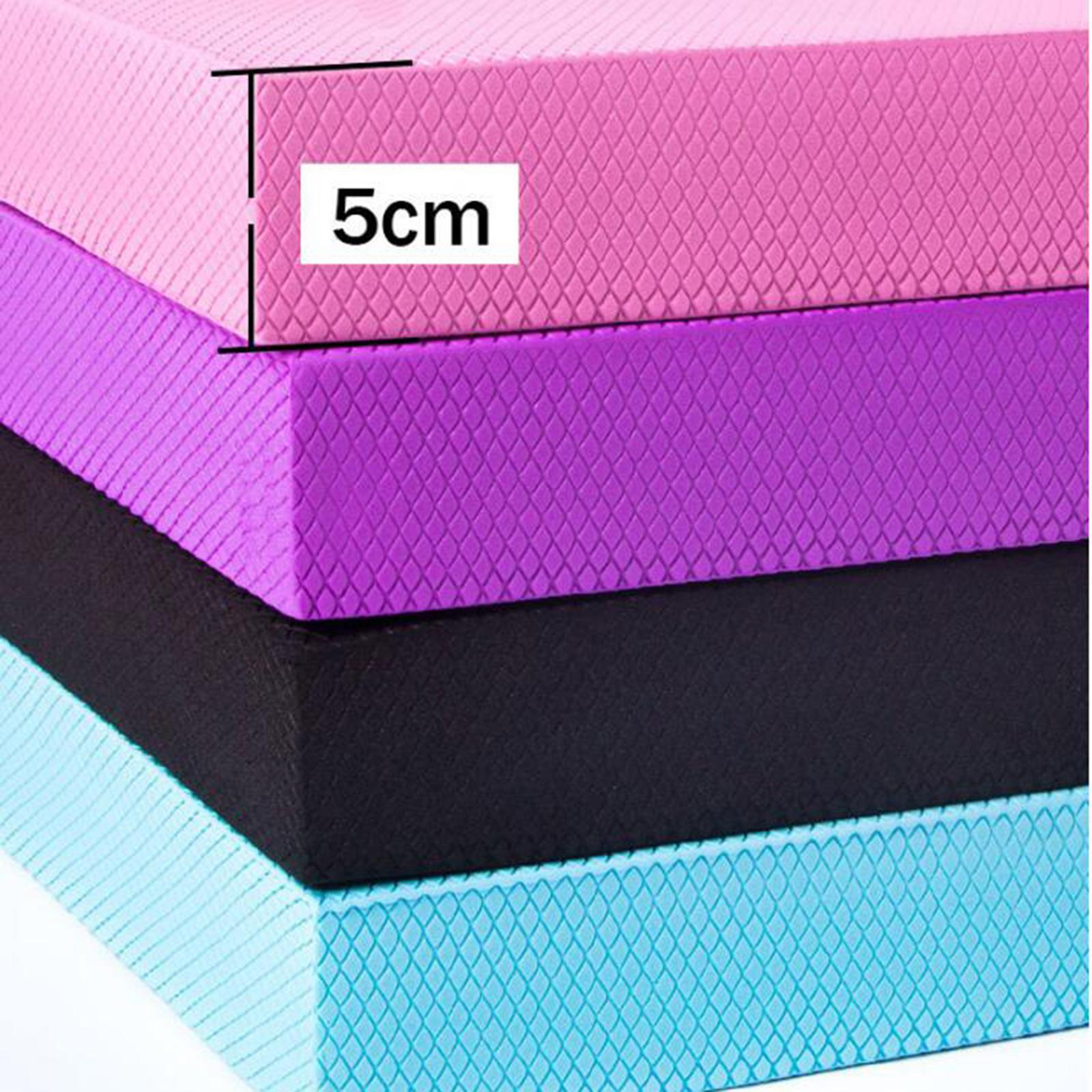 2Pack Foam Balance Cushion Knee Pad for Fitness Stability Balance Training Pilates Fitness Home Gym