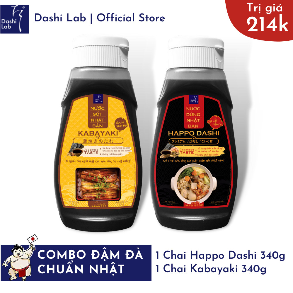 Combo Đậm đà chuẩn Nhật 2 chai 340g