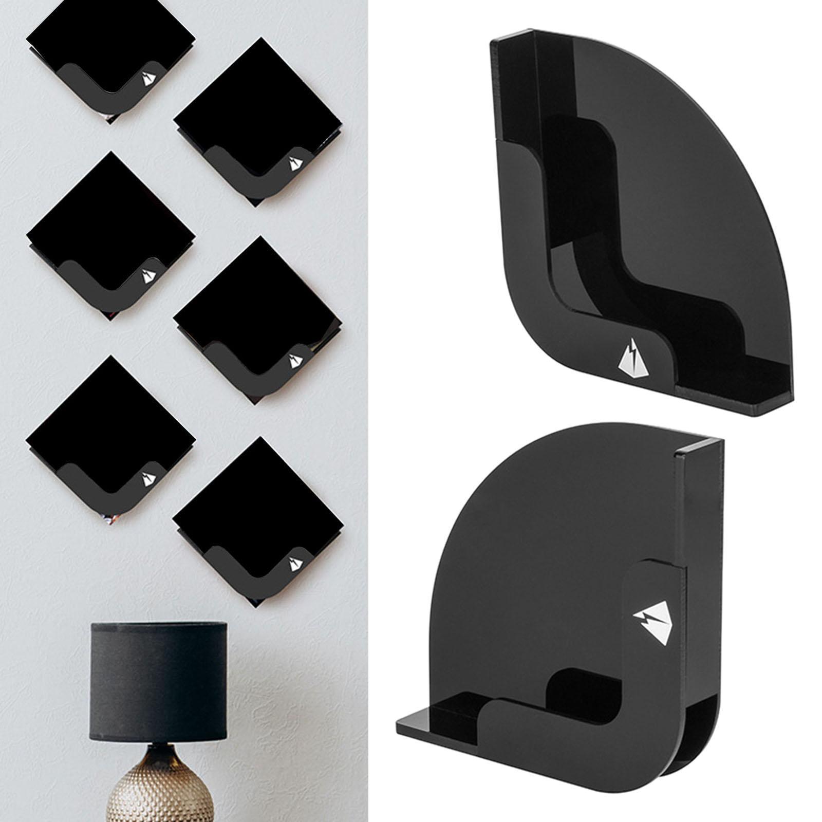 2Pcs Wall Mount Media Display Rack Holder Rack Stand Disk Case Display