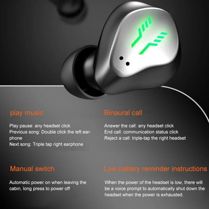 Tai Nghe Bluetooth Không Dây Chống ồn Blutooth Chơi Chơi Game Tai Nghe Pro TWS