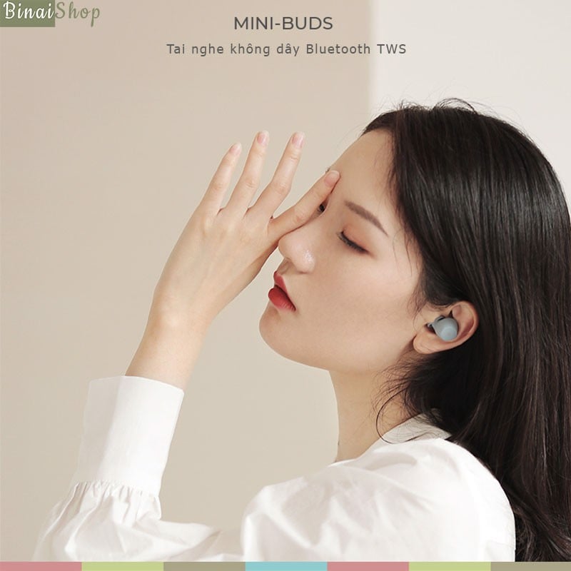 Edifier MiniBuds - Tai Nghe TWS Không Dây Bluetooth, Sạc Nhanh Type-C, Chống Nước, Đàm Thoại, Sử Dụng 24h- Hàng chính hãng