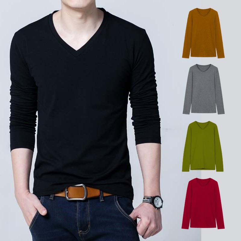 Áo Thun Nam Dài Tay Cổ Tim Thời Trang Zenkonam MEN TOP 029
