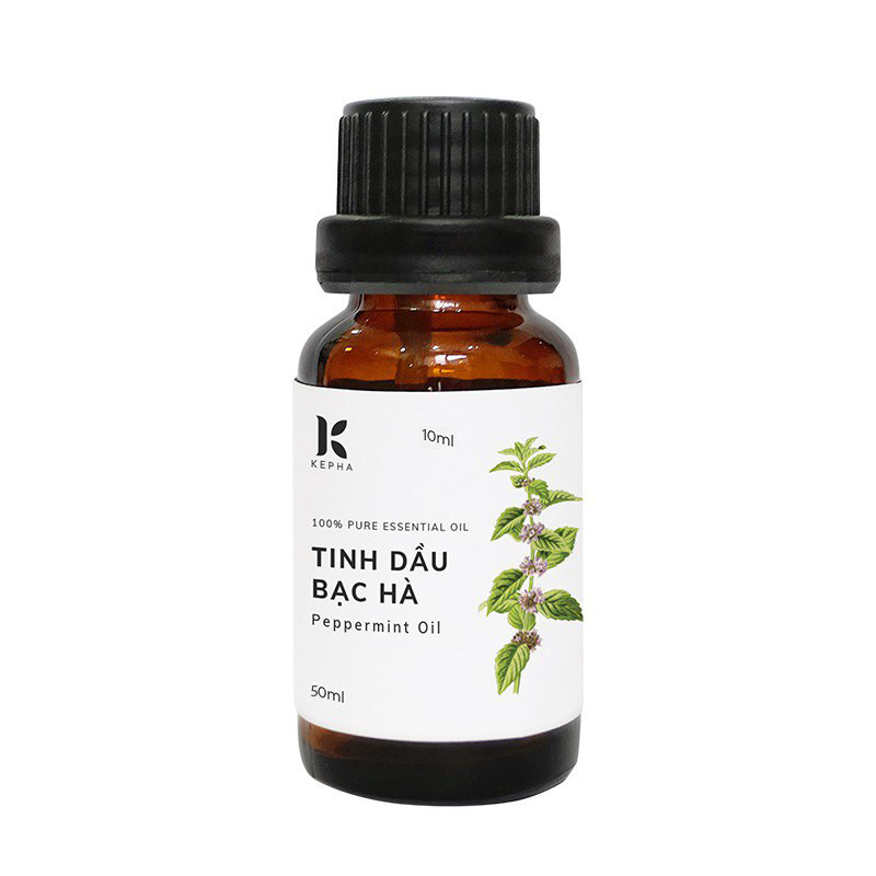 Tinh dầu Bạc Hà Peppermint Kepha 50ml - Nhập khẩu trực tiếp Ấn Độ - Đuổi chuột hiệu quả