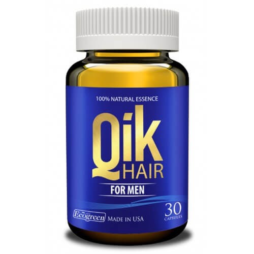 Combo 4 hộp viên uống QIK HAIR (for Men) giảm rụng, mọc tóc chắc khỏe 30 viên tặng 1 hộp 15 viên