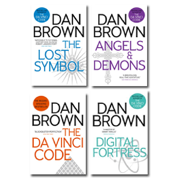 Combo The Da Vinci Code - The Lost Symbol - Angels And Demons - Digital Fortress