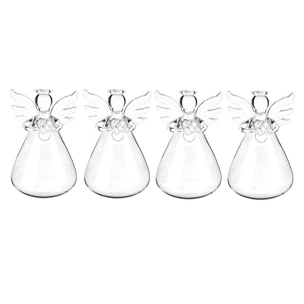 Phép Lạ Chiếu 4 Chi Tiết Thủy Tinh Lọ Hoa Thủy Canh Thực Vật Bình Bottl Hộp Đựng Nhà Thiên Thần