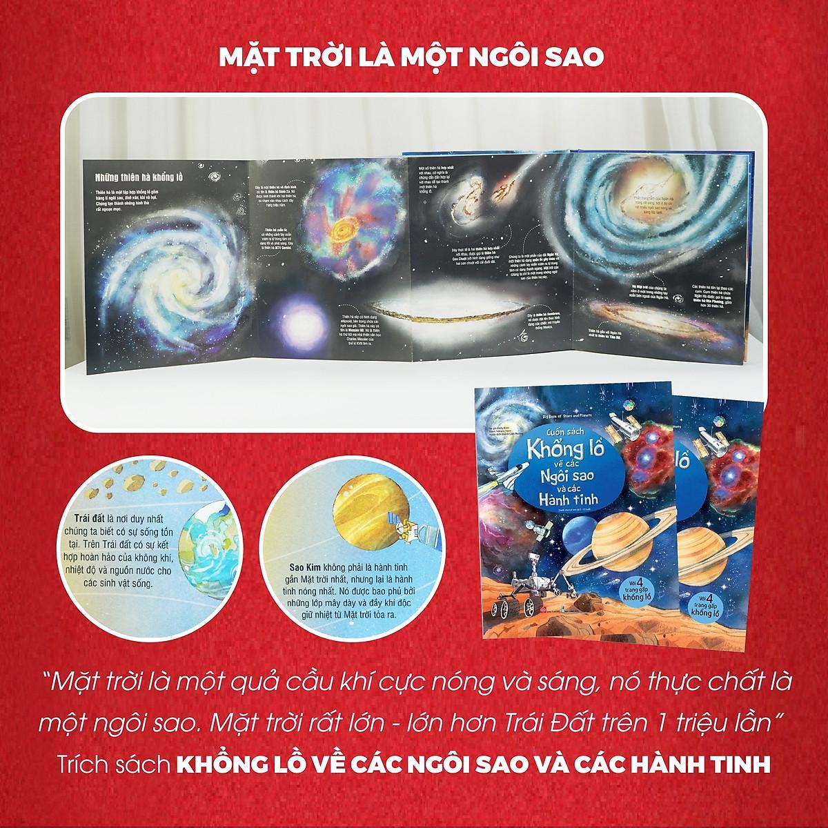 Sách Tương Tác - Big Book - Cuốn Sách Khổng Lồ Về Các Ngôi Sao Và Các Hành Tinh - Đinh Tị Books