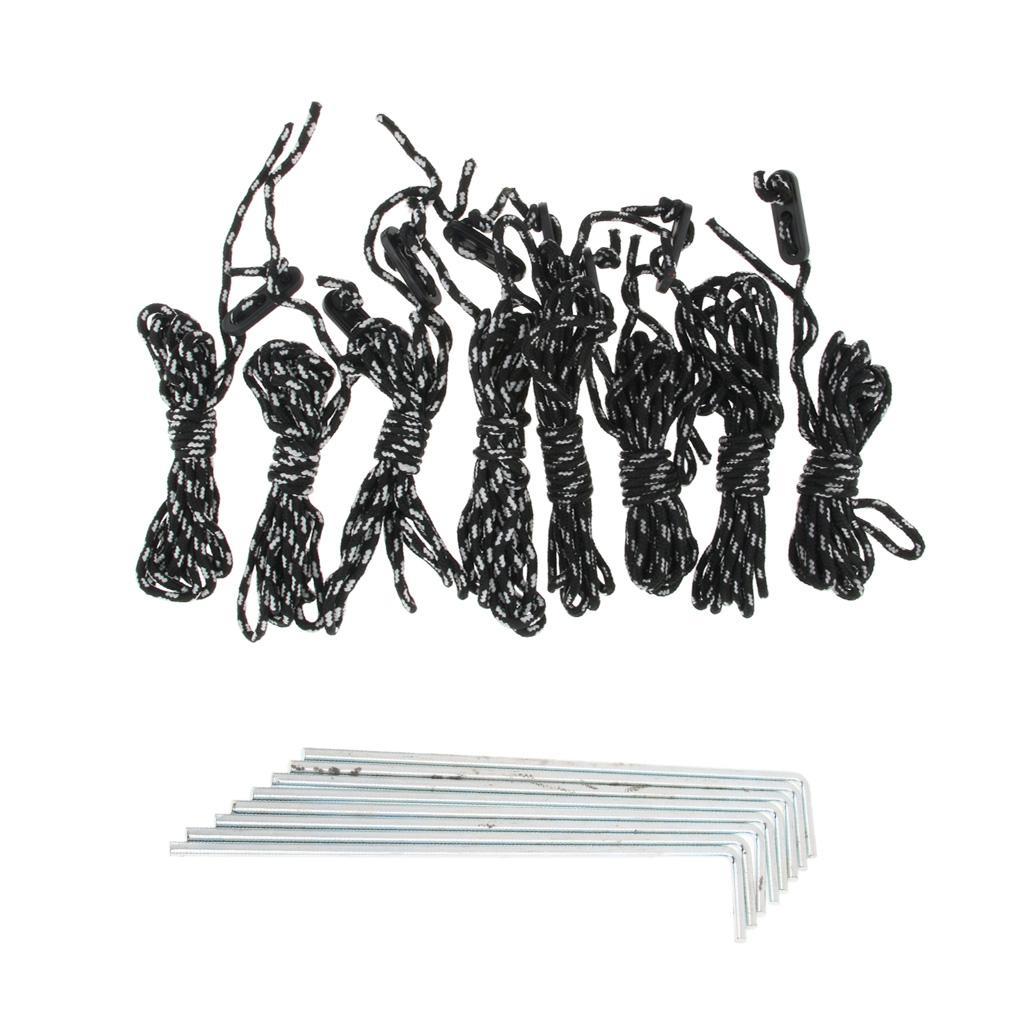 Heavy Duty Aluminum Alloy Outdoor Tent Accessories Tent Stakes Tent Nails & Wind Rope & Bag