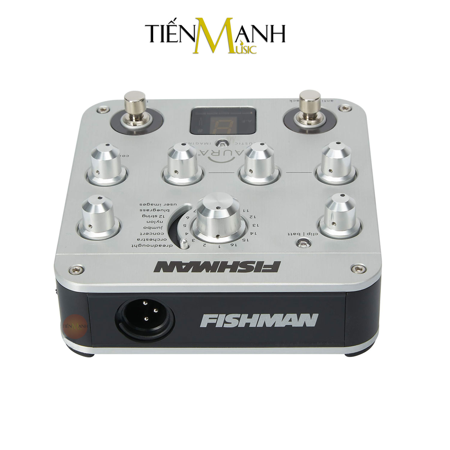 Thiết Bị Tạo Hiệu Ứng Âm Thanh Fishman Aura Spectrum DI Preamp Pedal Hàng Chính Hãng