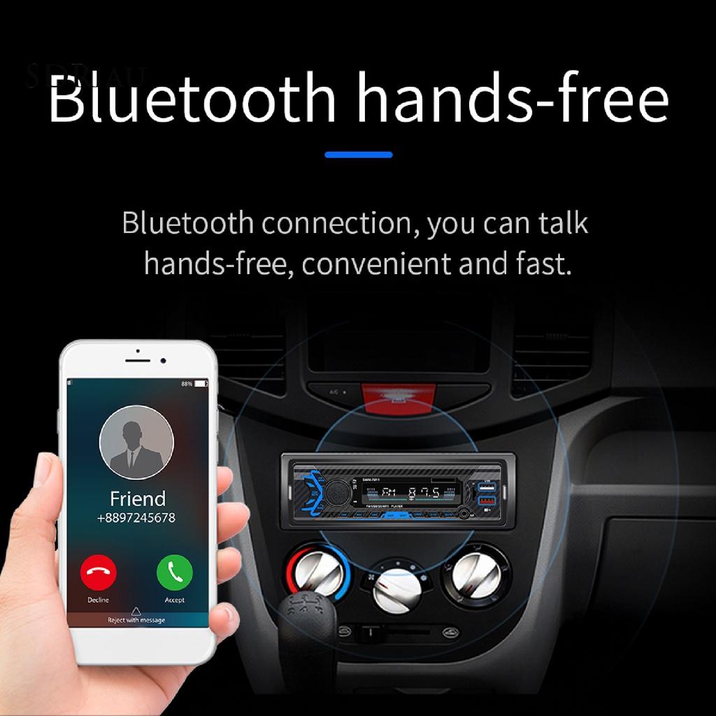 *QCDZ* 7811 Car MP3 Player Dual USB Fast Charging Bluetooth Hands-free Radio Player for Vehicles
