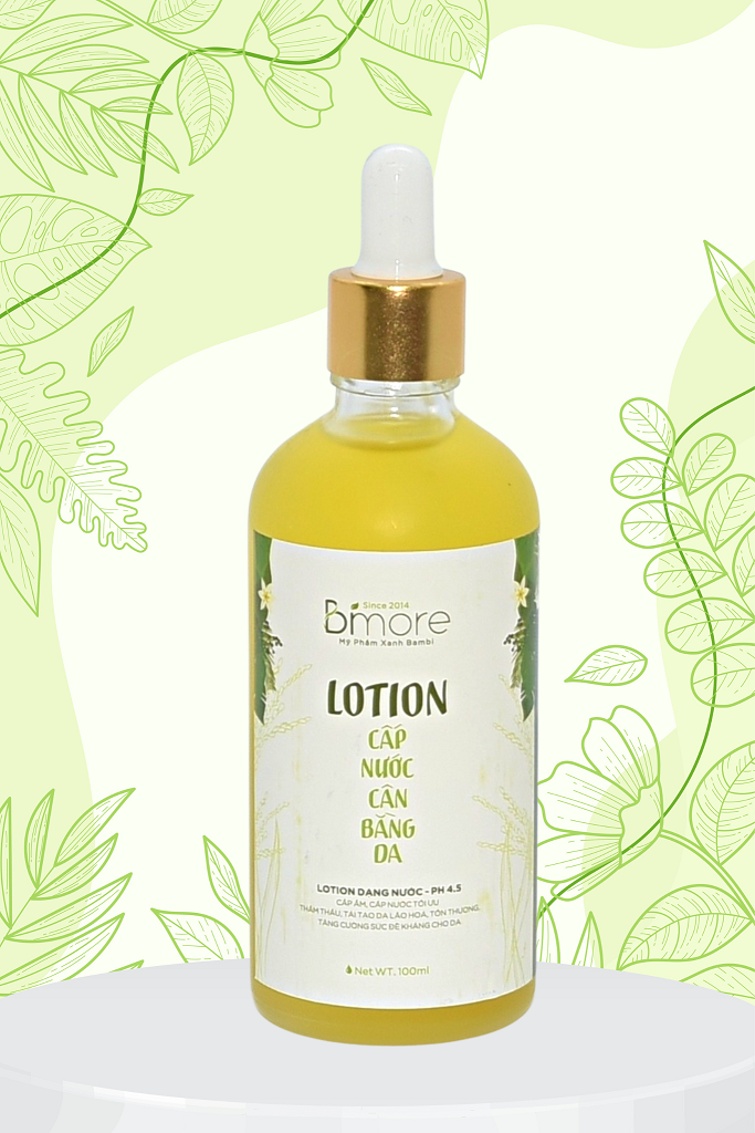 Lotion cấp nước cân bằng da Bimore thẩm thấu cao cân bằng pH cho da_100ml