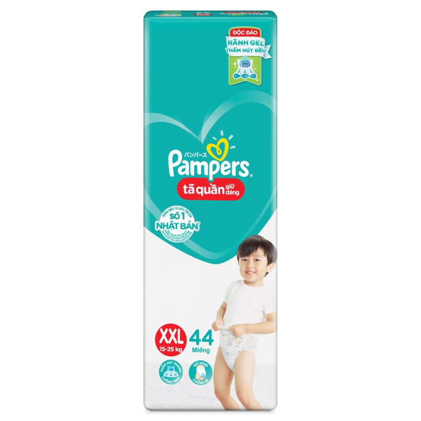 Tã-bỉm quần Pampers Demin 8 XXL44