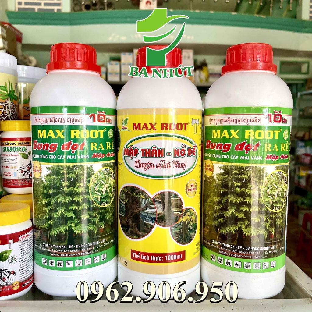 Phân Bón Mập Thân Nở Đế Chuyên Dùng Cho Mai Vang Max Root Chai 1 Lít