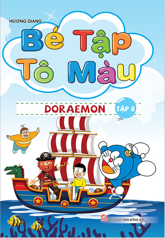Combo Bé Tập Tô Màu Doraemon ( 10 quyển ) (BÌA NGẪU NHIÊN ) - KV