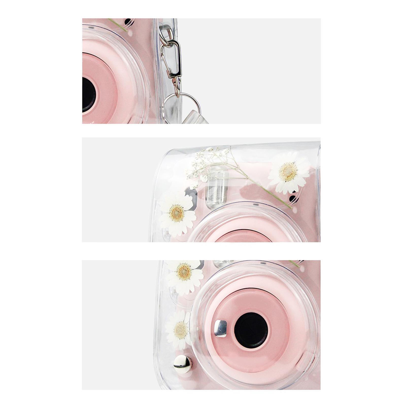 Camera Case, Portable PVC Material Adjustable Strap for Instax Mini 11 9 8